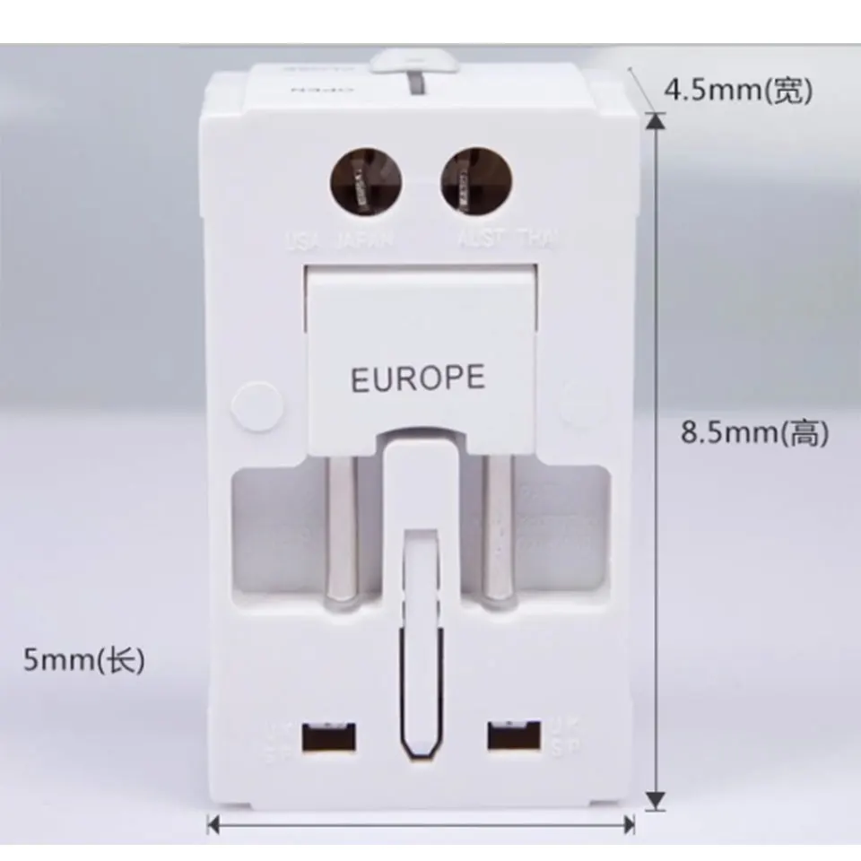 Универсальный адаптер питания розетка для путешествий 1 USB EU US UK AU|outlet socket|us socketpower