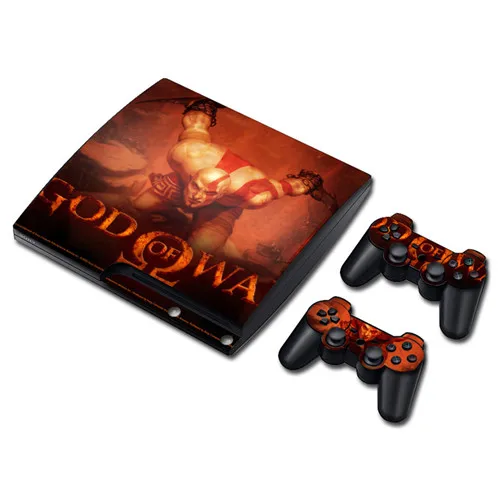 0789 Игра God of War наклейка для PS3 Slim playstation 3 консоль и контроллеры для PS3 Skins Наклейка виниловая - Цвет: 0789