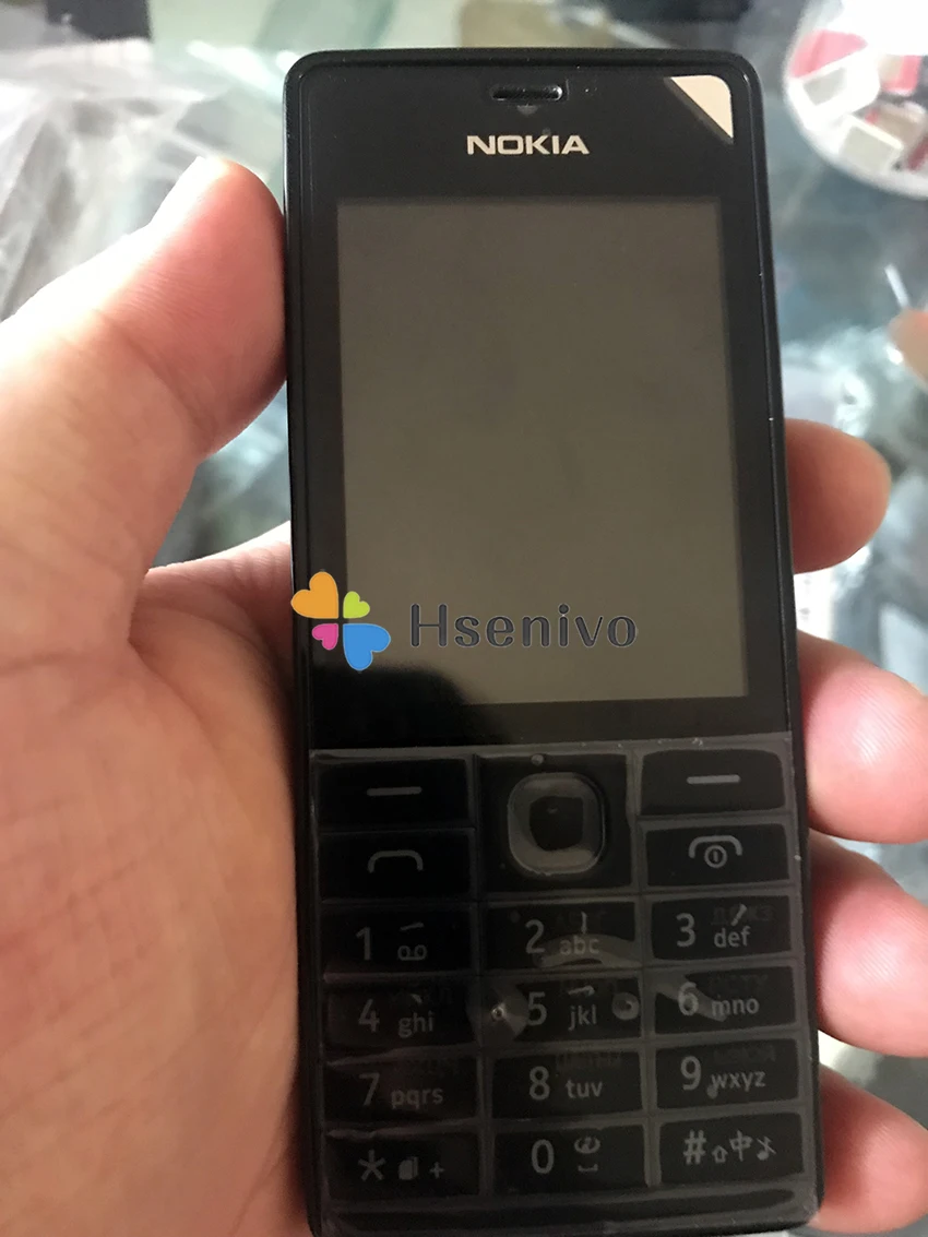 515 оригинальная разблокированная Nokia 515 с одной двойной sim-картой 2,4 дюйма 5Мп камера 1200 мАч одноядерный мобильный телефон