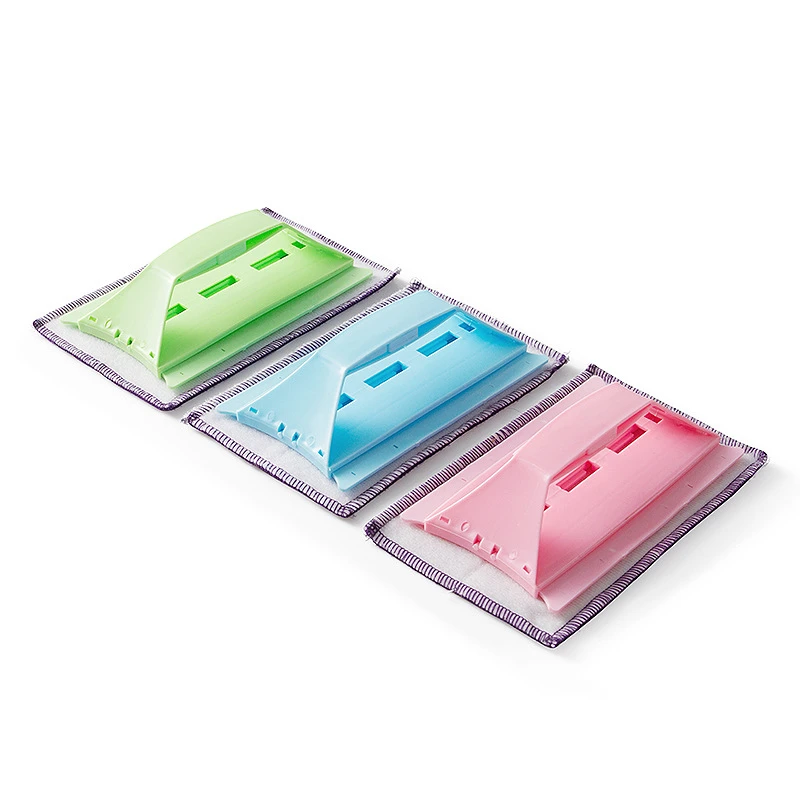 Color randomised Складная щетка для чистки стекла, многофункциональные двери, окна, Скользящая дорожка, автомобильное стекло, скребок, многоразовые бытовые чистящие инструменты - Цвет: Color randomised