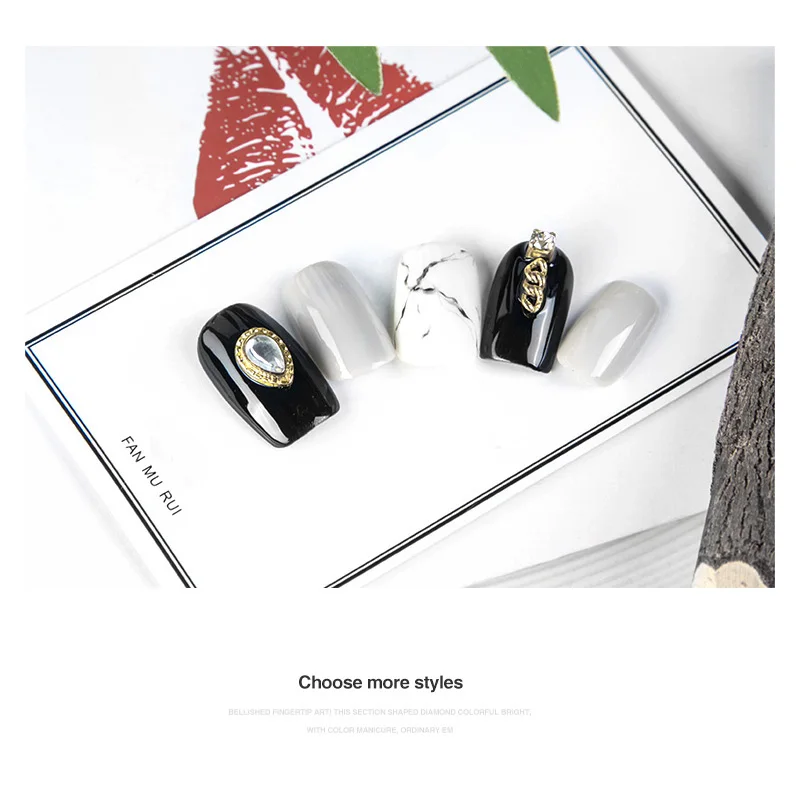 Новая мода 1 лист 3D водяные наклейки для ногтей художественные наклейки s DIY Красочные Мраморные линии наклейки для ногтей украшения Маникюр Z085