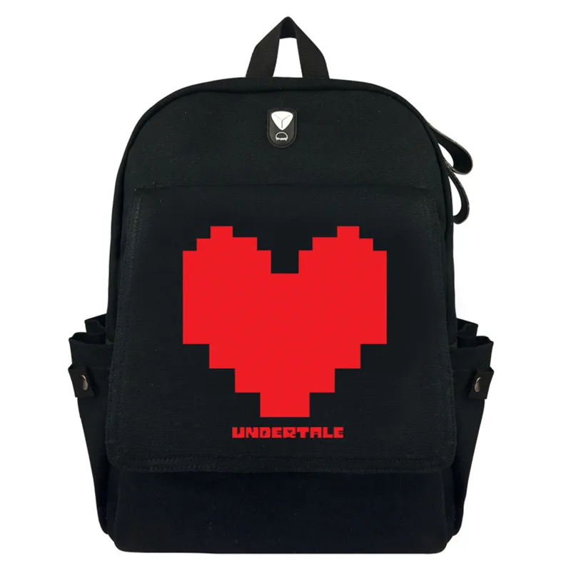 Men Women Canvas Backpack Undertale Sans Haversacks Casual Travel Bag Shoulders Bags Rucksack Bookbag School | Багаж и сумки