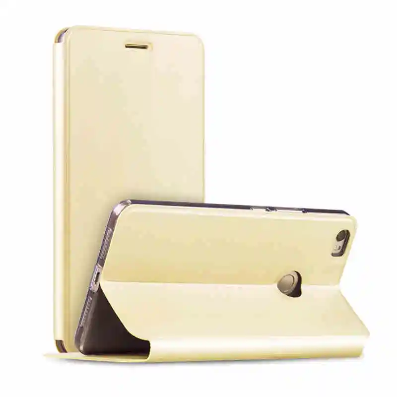 Для xiaomi mi max чехол с окошком MOFi для откидной крышкой открытый кожаный умный Корпус