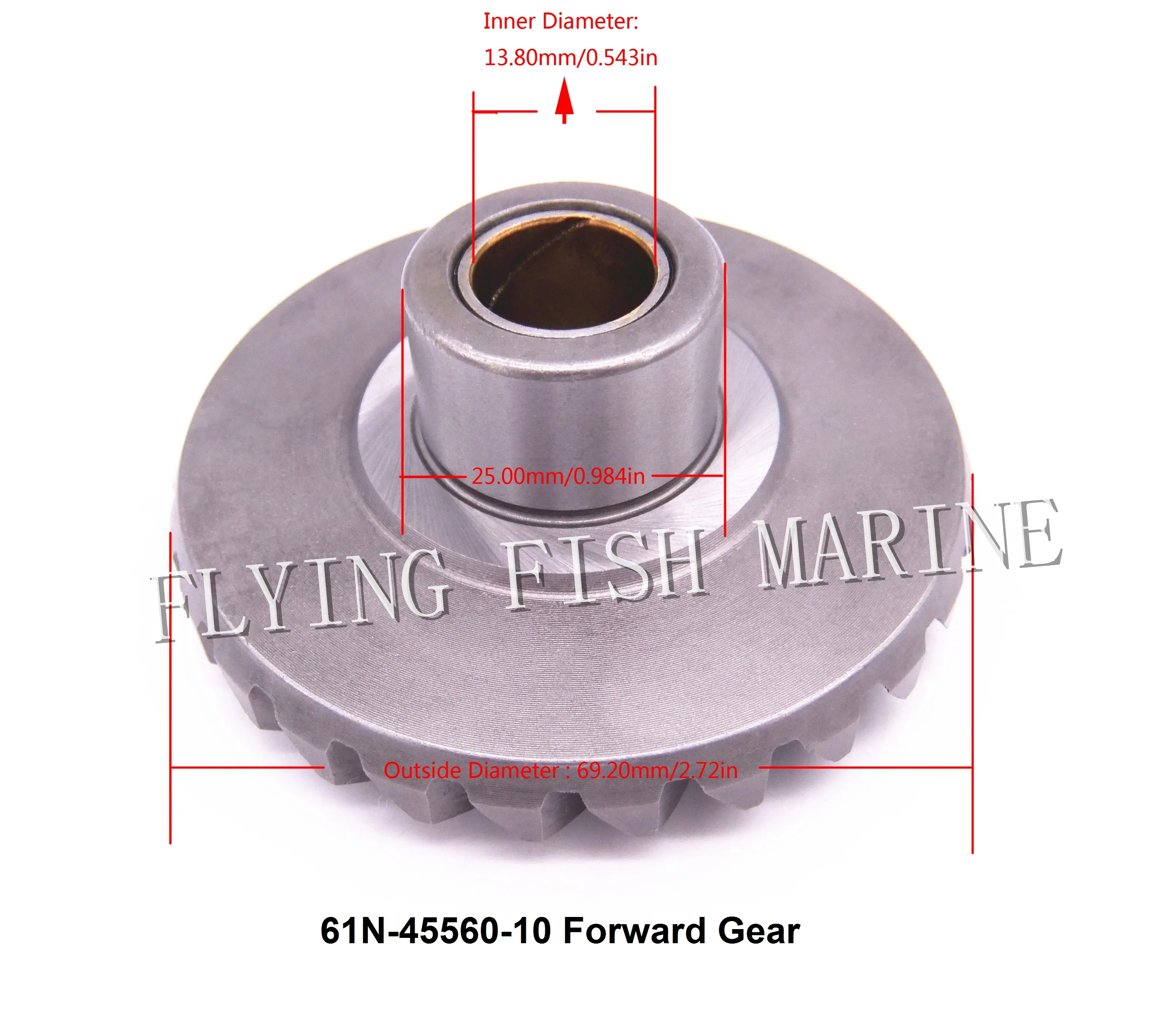 Лодочный мотор 61N 45551 00 Pinion & 45571 Reverse 45560 10 передний редуктор для Yamaha F25 E25B E30H 25B 30H|boat