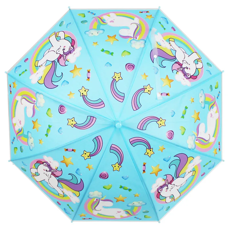 Зонт для защиты от солнца зонт с длинной ручкой школьников и студентов милый