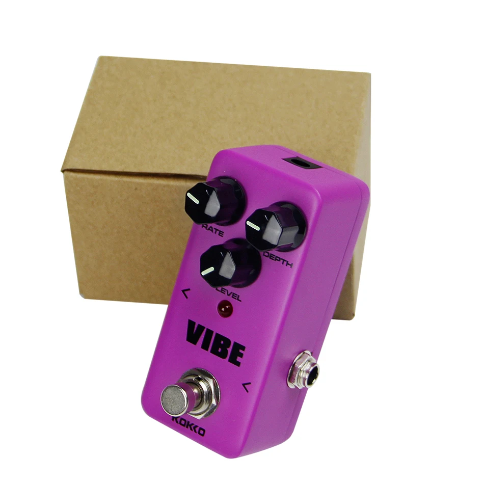 Kokko Flanger FUV2 Mini Vibe педаль для гитары с эффектом портативный аналоговый поворотный