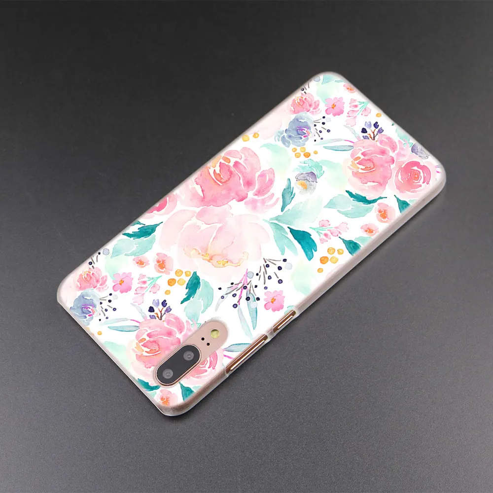 MLLSE Цветной Цветок Розовые розы модный прозрачный чехол для Huawei P30 P20 P10 P9 P8 Lite 2017 Pro