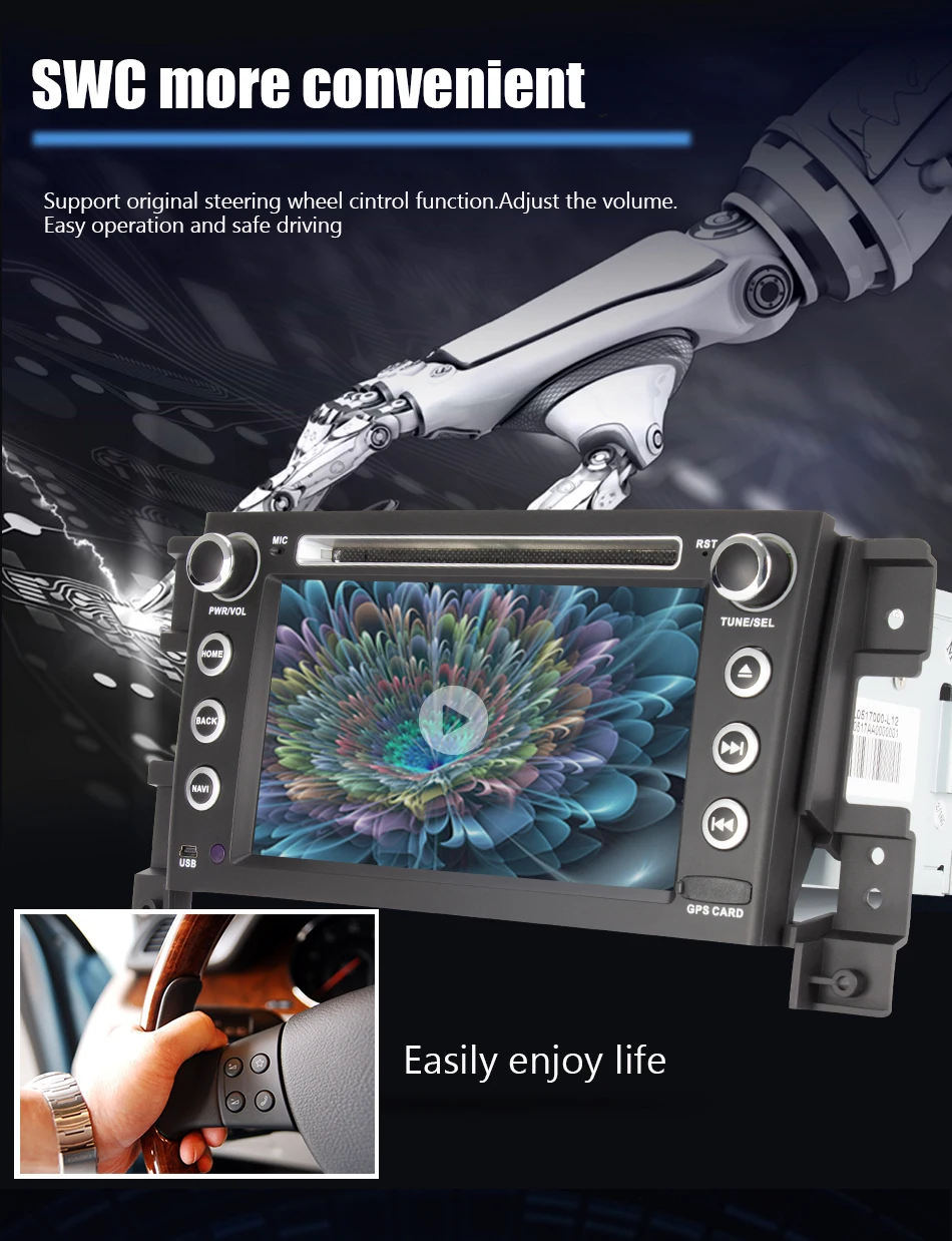 Eunavi ips Android 9,0 автомобильный dvd для Suzuki Grand Vitara 2005-2012 мультимедиа головное устройство gps радио gps плеер стерео gps навигация