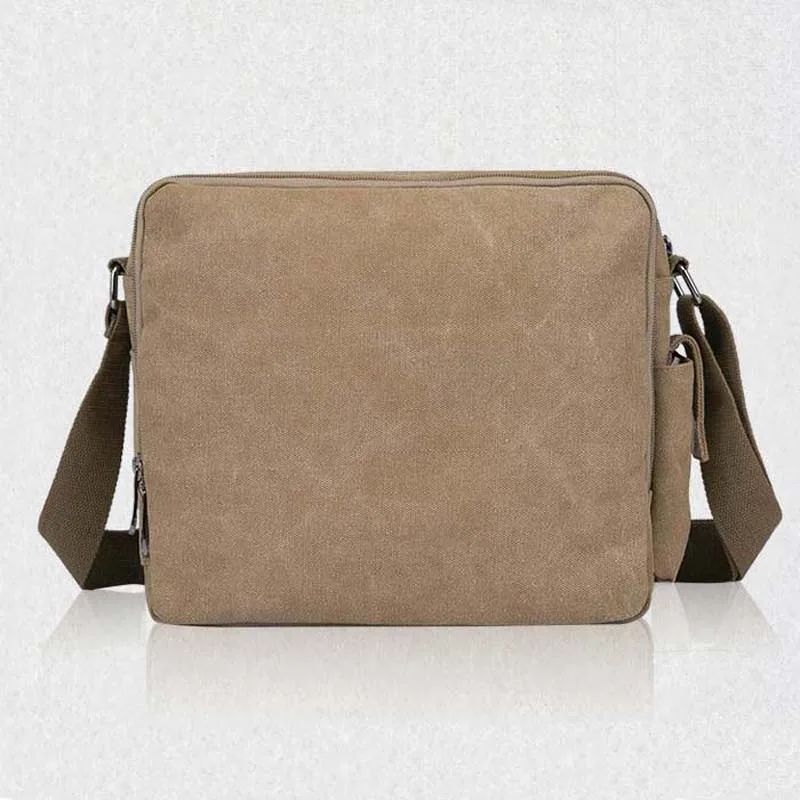 2021 New Multifunctional Men Crossbody Messenger Bags Canvas Vintage Casual Shoulder Bags Men's Travel Bags