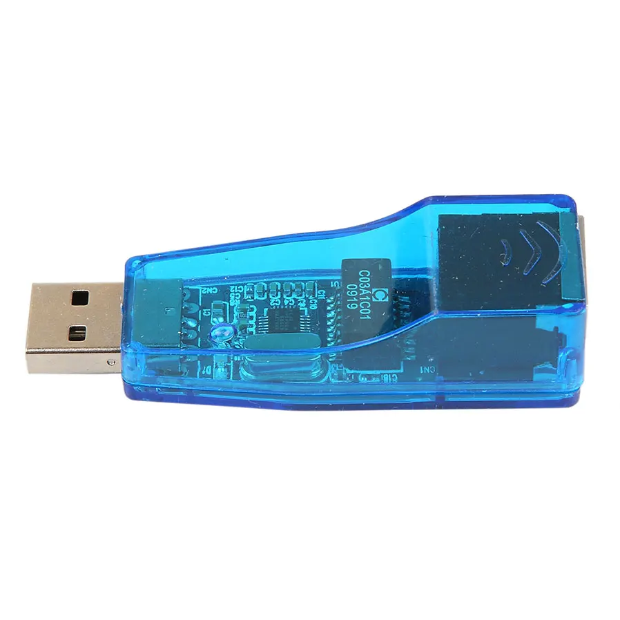 Kebidu 2 шт. USB Ethernet RJ45 адаптер Сетевая Lan карта внешняя 10/100 Мбит/с для ноутбука ПК