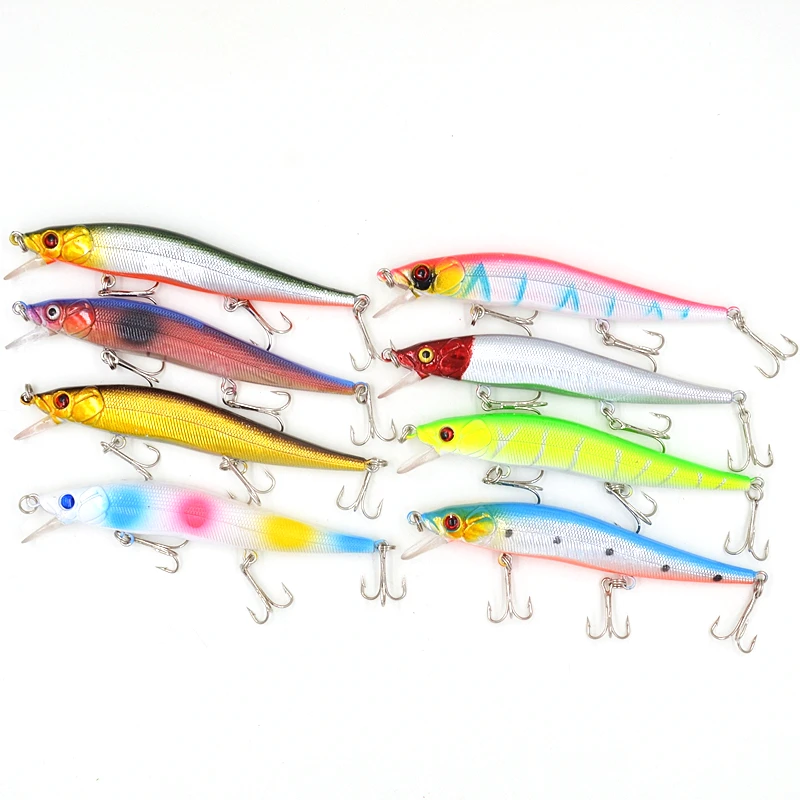 11 5 см 13 г изогнуты рыболовные гольян приманка жесткого Пластик искусственные