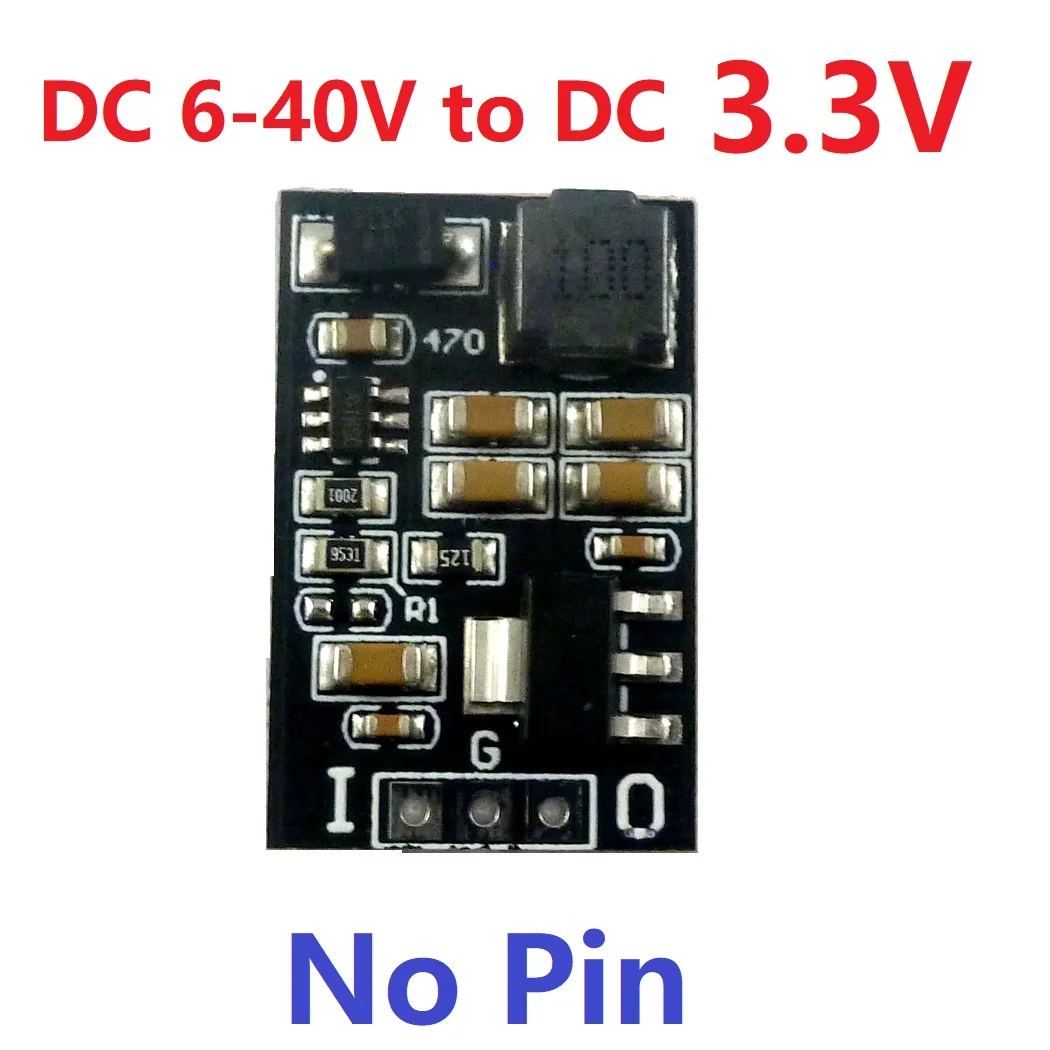 3V3 No Pin 2x5 Вт DC 6-40 В до 3,3 В 5 в низкий уровень шума 2 в 1 LDO линейные регуляторы и DC-DC понижающий преобразователь модуль Замена AMS1117 LM317 7805 - Цвет: 3V3 No Pin