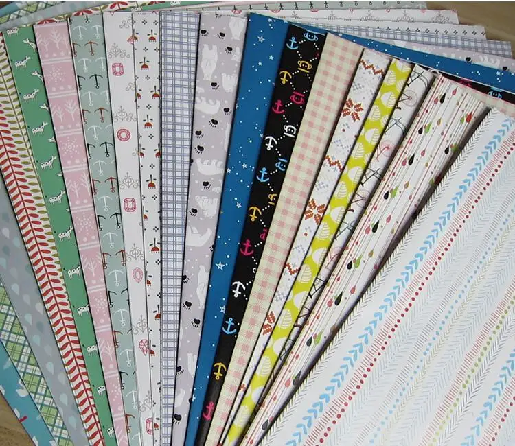 Классический узор фон ремесло бумага Скрапбукинг оригами изготовление бумажных