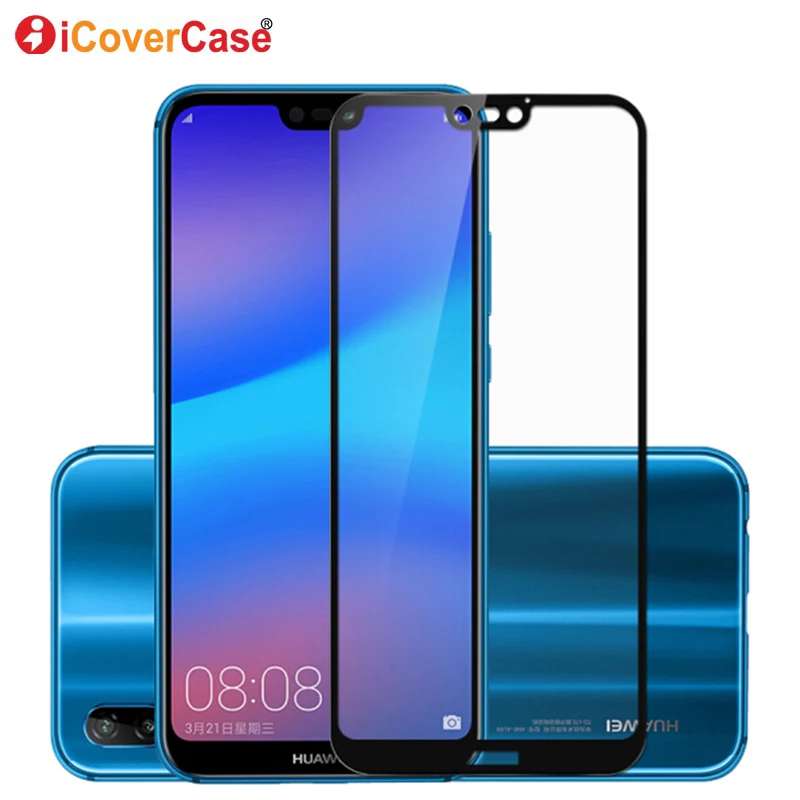 Закаленное стекло для huawei P20 Pro P20 Lite, 3D закругленные края, полное покрытие, Защитная пленка для переднего экрана, закаленное стекло для huawei P20