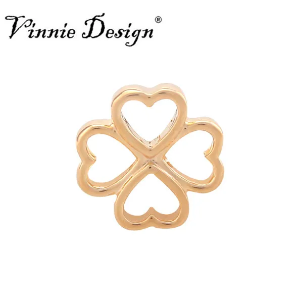 Vinnie дизайнерские украшения четыре листа клевера подвески серебряного цвета для