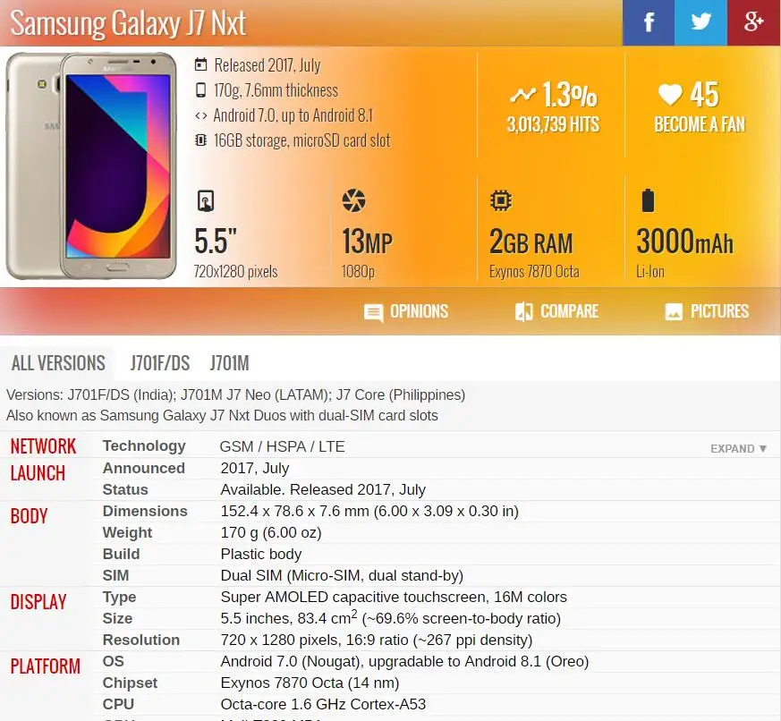 TFT ЖК-дисплей для samsung Galaxy J7 neo J701 J701F J701M J701MT ЖК-дисплей сенсорный экран в сборе протестированный J7 NXT ЖК+ наклейка+ Инструменты