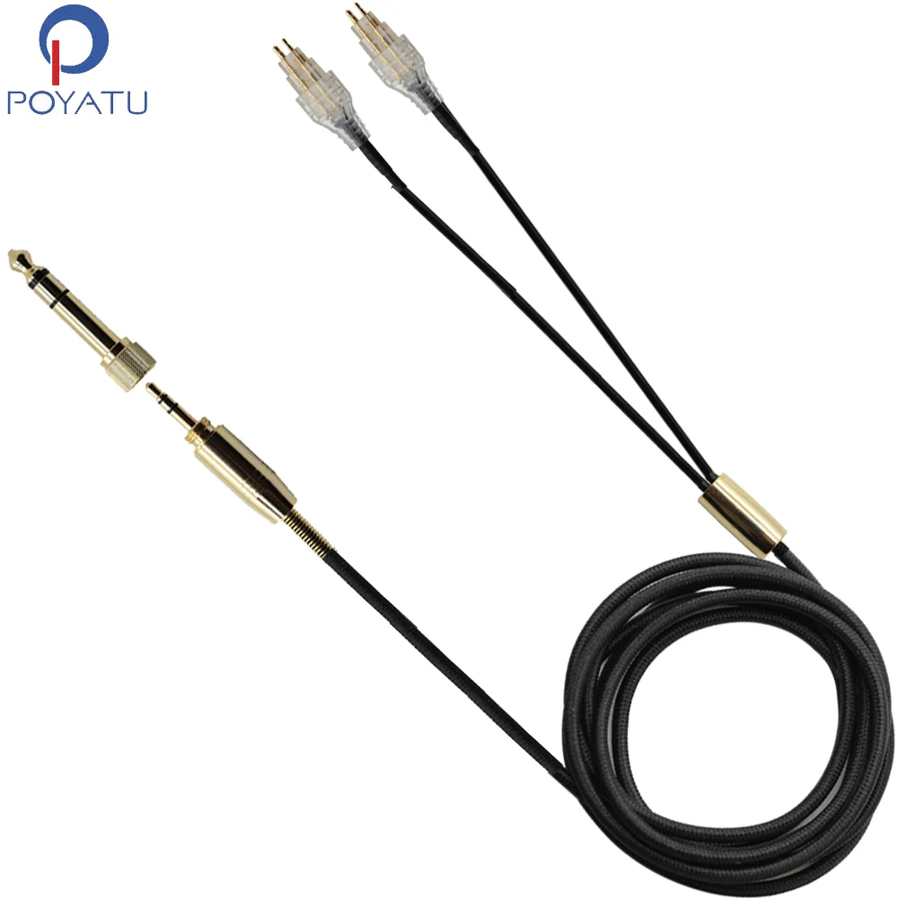 Посеребренный Сменный кабель для наушников Sennheiser HD25SP II HD224 HD420 HD520 HD530 HD560 HD540 HD480 HD430