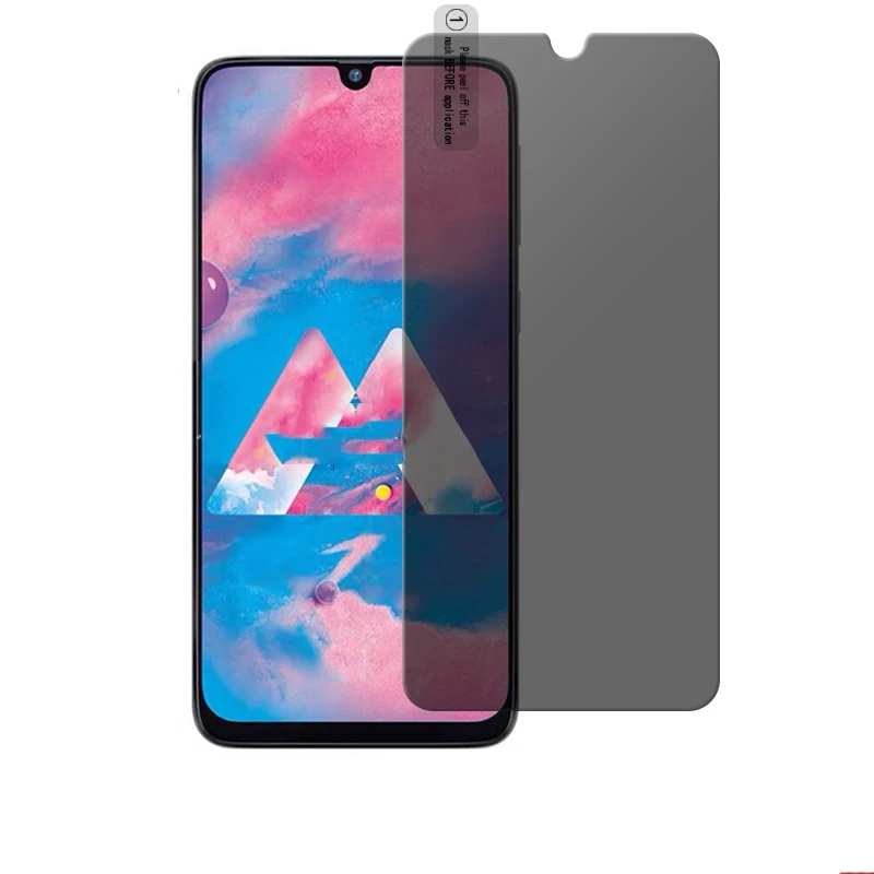 EXUNTON переднее антишпионское закаленное стекло для huawei Y6 Y6pro Y7pro антишпионское антибликовое Защитное стекло для экрана