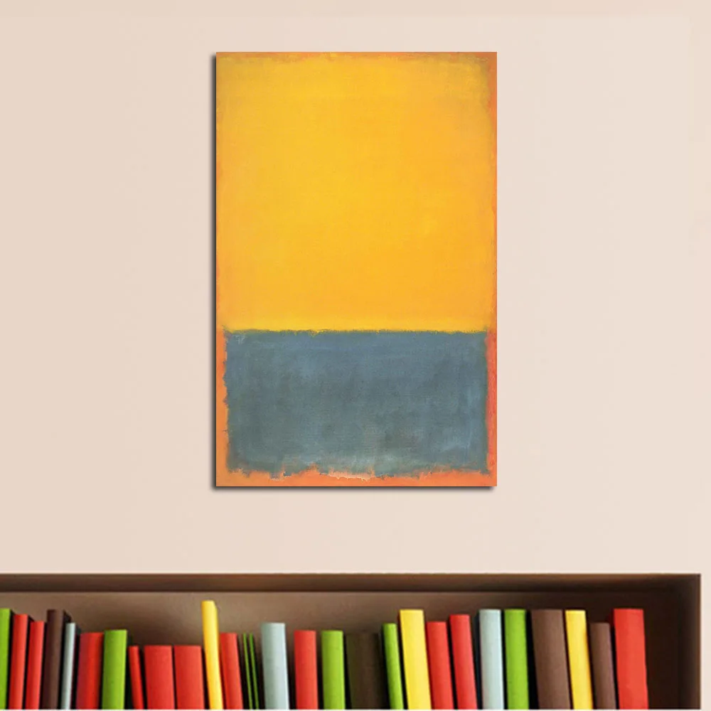 JQHYART Mark Rothko Классическая масляная живопись натюрморт живая комната Холст