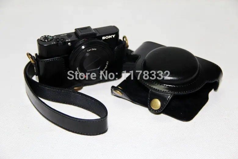 Кожаный чехол для камеры Sony RX rx100/RX100II/RX100III M3 rx100 iii 100 ii камеры|camera bag|bag forrx |