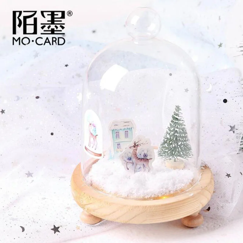 46 шт./кор. Милая Пижама с рождественским принтом пижама наклейки прекрасно