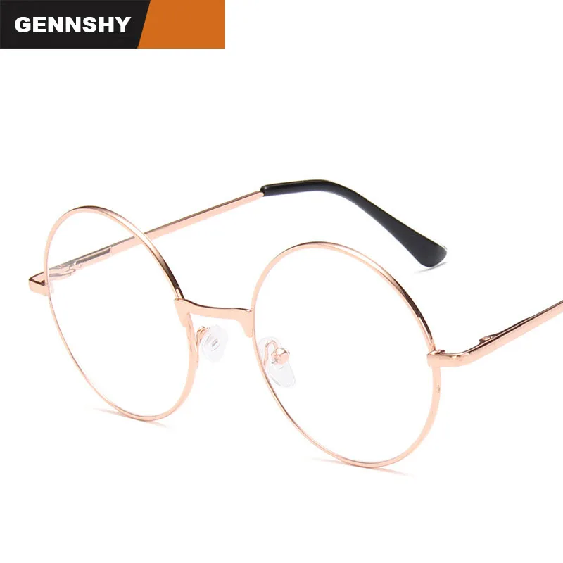 2018 Корейская трендовая оправа для очков унисекс в стиле ретро маленькая круглая