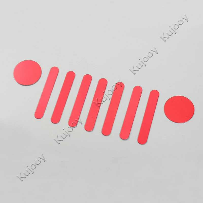 Хромированная Серебряная/красная/синяя/Красная Наклейка на багажник коробки