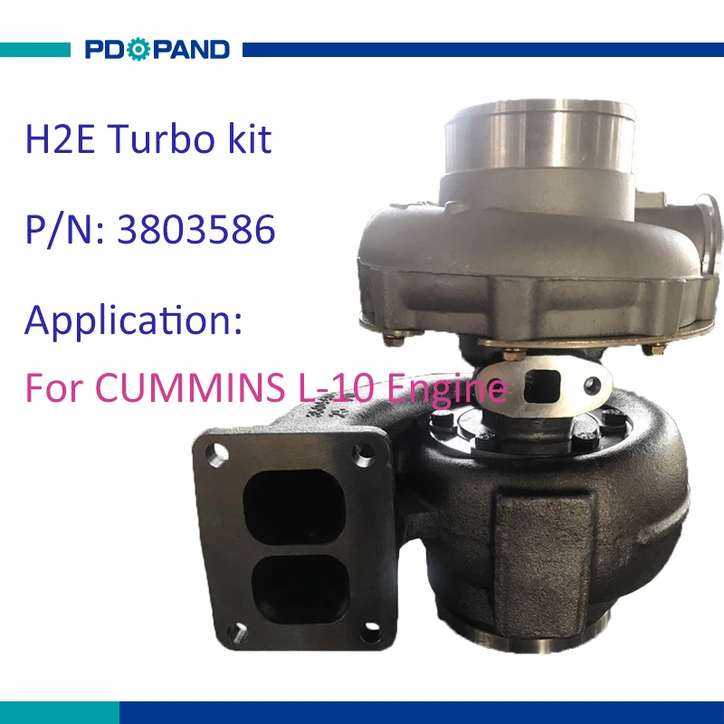 

turbo kit H2E S300 turbocompressor turbolader 3503586 3532053 3532054 for Cummins L10 LTA10 diesel engine 1995-2011