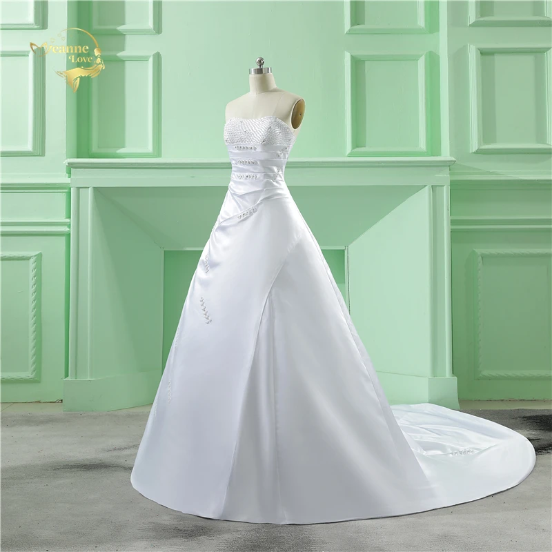 Оптовая Продажа Vestido De Noiva 2021 классический дизайн идеально Casamento жемчуг