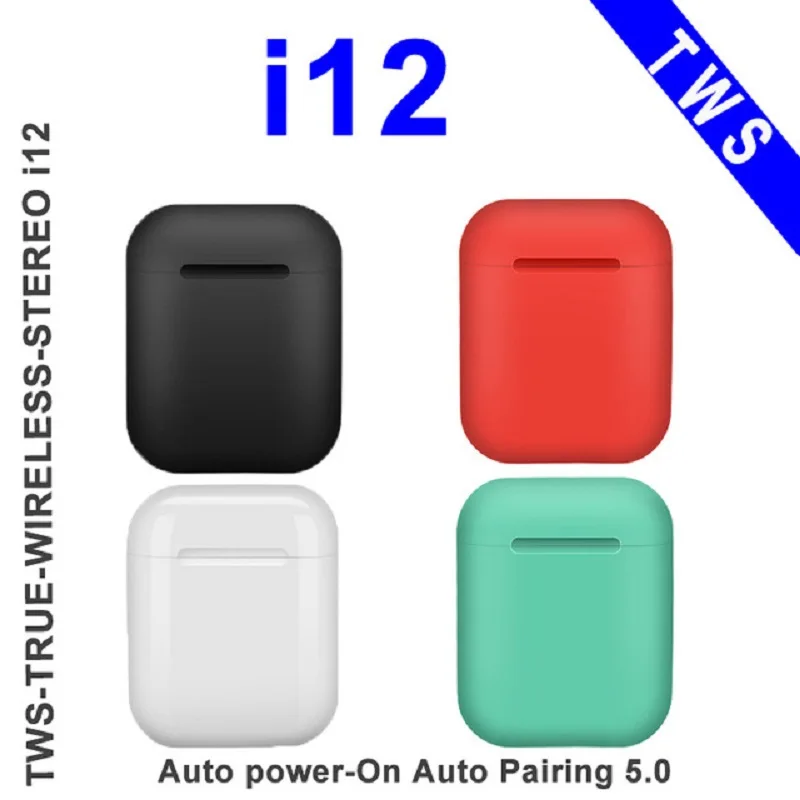 I12 TWS Bluetooth 5,0 наушники 1:1 двойные звонки умные сенсорные наушники для iPhone huawei Xiaomi PK I20 I30 I10 наушники
