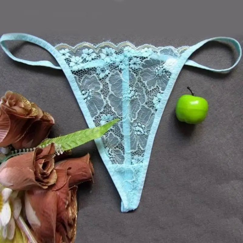 Женские летние сексуальные кружевные мини трусы стринги с t образной спинкой