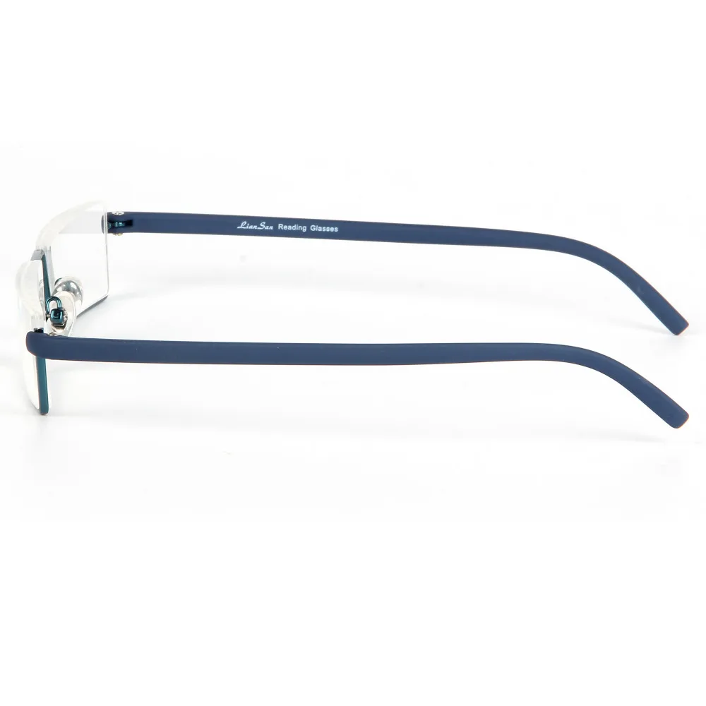LianSan модные винтажные Ретро Полуободковые очки для чтения TR женские и мужские