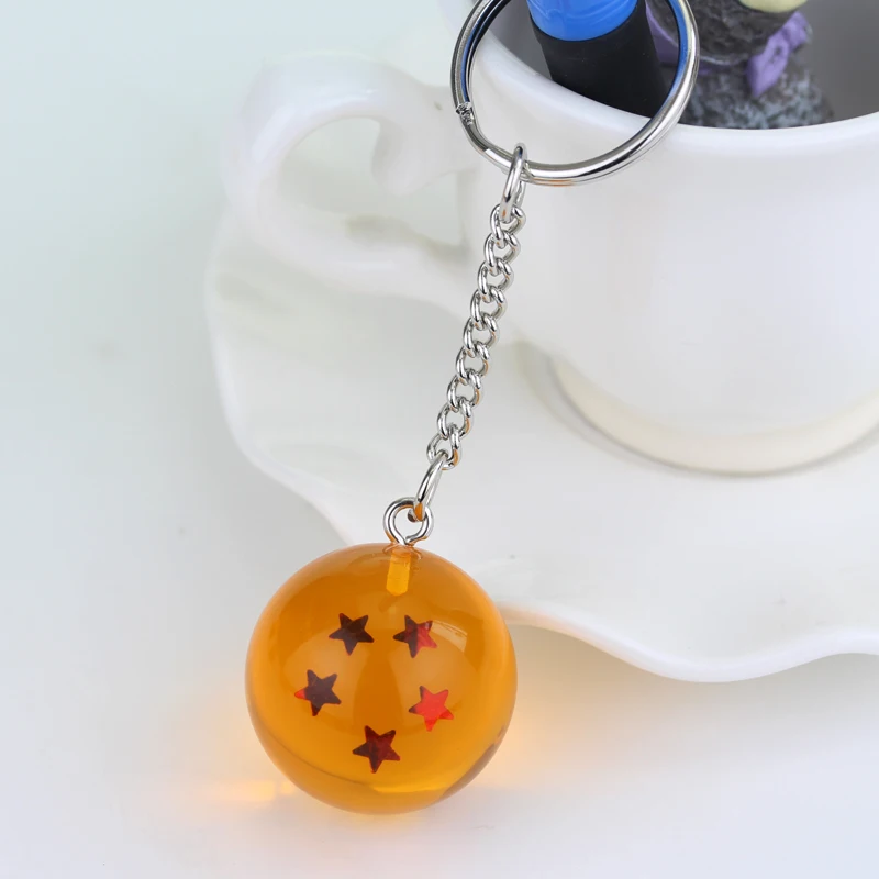 Новинка из аниме Goku Dragon ball четыре звезды Стрекоза цепь для логотипа Подвески Резина с Цинковым Сплавом брелоки прекрасный подарок игрушки Классические игрушки