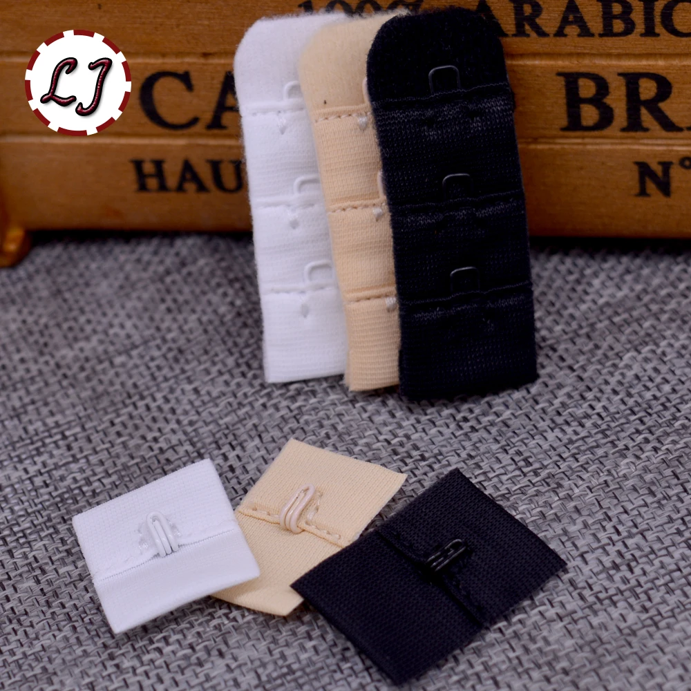 10 шт./лот женский полезный бюстгальтер черный белый удлинитель 1 крючок ряд