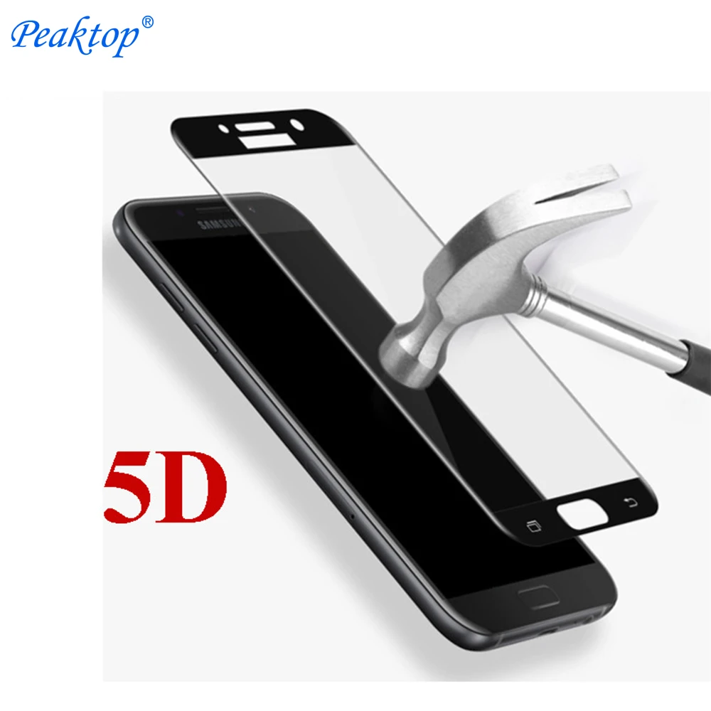 5D 9H защита для экрана закаленное стекло Samsung Galaxy A3 2017 A5 A7 J5 J7 Prime A 5 3 J 7 защитное