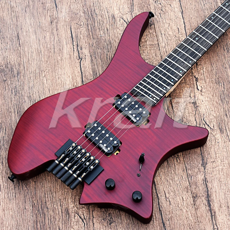 Krait fanned fret безголовая гитара strandberg электрогитара ольховое дерево клен шея Черное дерево fret матовая отделка