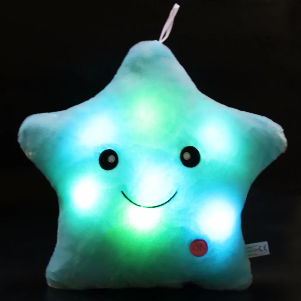 Прямая поставка Горячая Акция Мягкие плюшевые игрушки пять звезд свет красочные