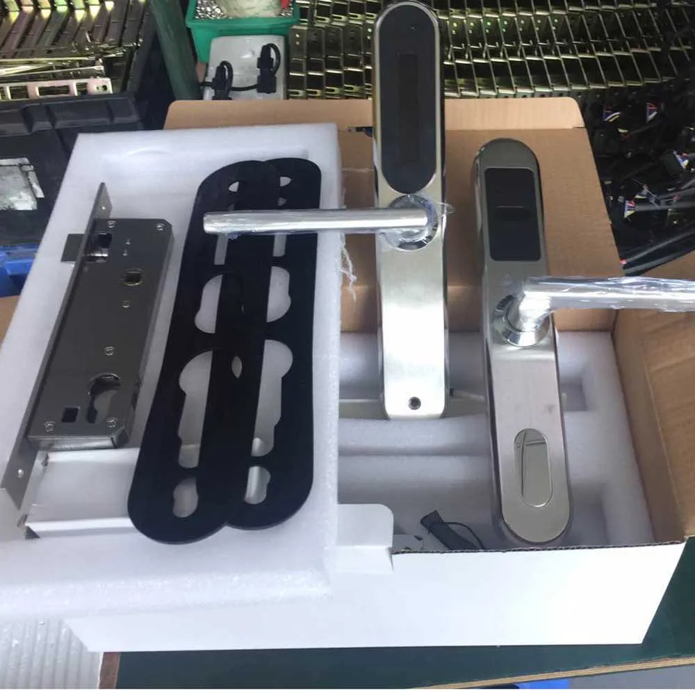 Электронный RFID Карты Отель дверной замок с 3585/4585 небольшой Европейский стиль врезной