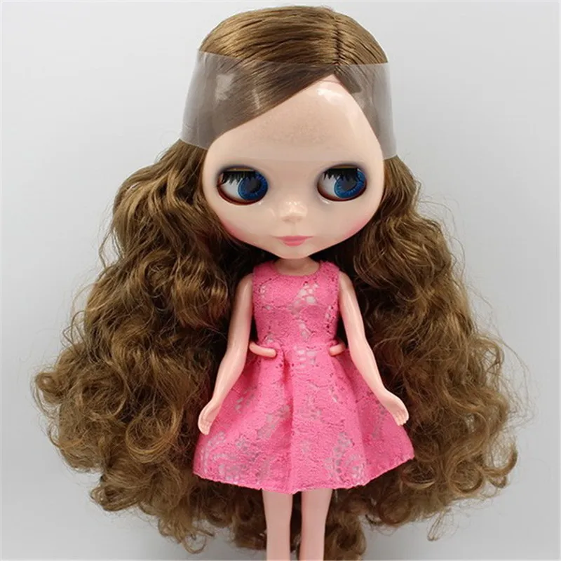 BJD/Blyth/Американская кукла парики длинные вьющиеся волосы для кукол