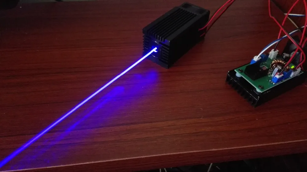 Фокусируемый синий лазерный гравировальный модуль 1 Вт 1000 мВт 450 нм/TTL | Лампы и