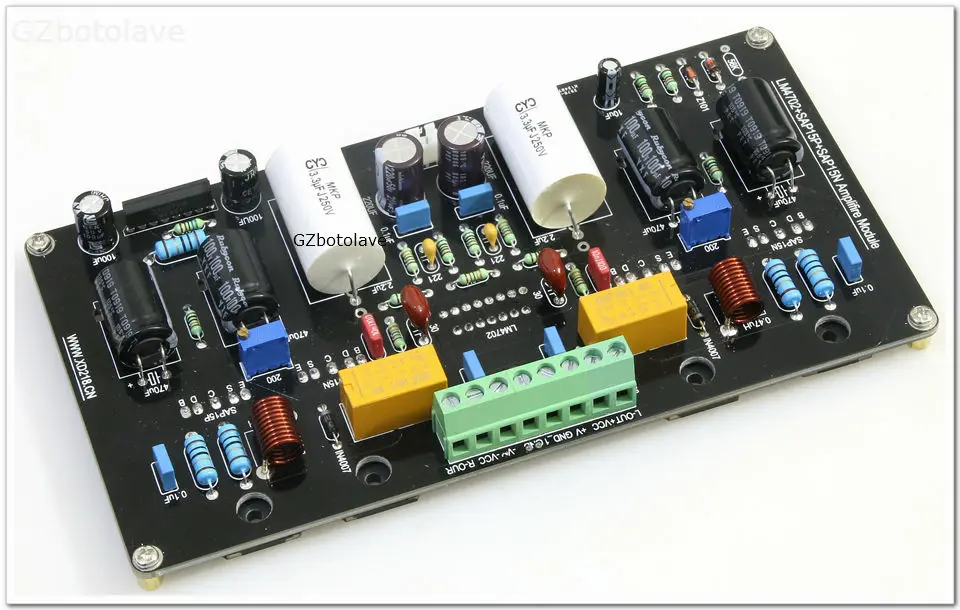 

Free ship XD LM4702 100W2.0 channel class AB amplifier board