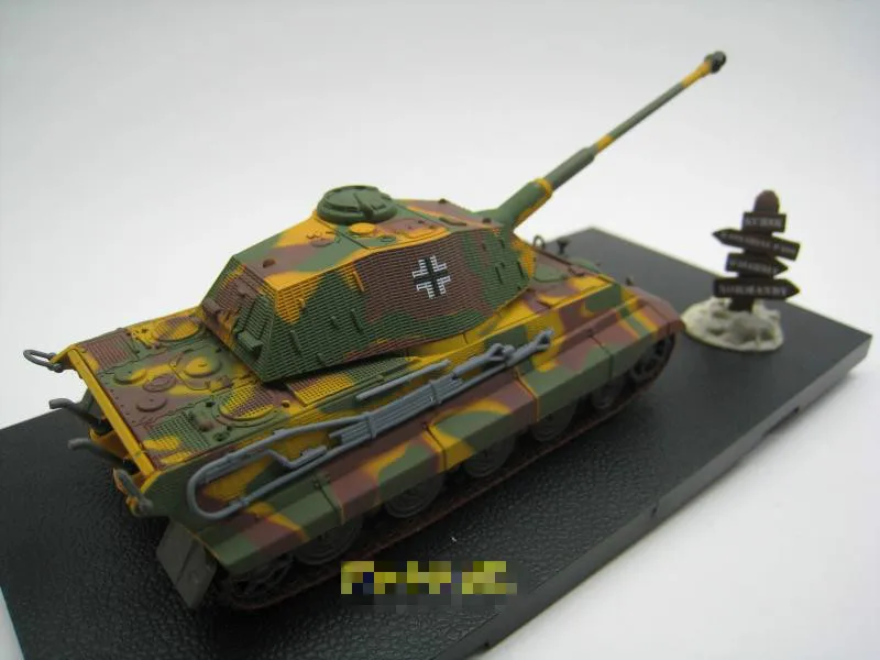 ATLAS 1/72 масштаб военная модель игрушки Тигр II Валлония 1944 литая под давлением металлическая модель бака игрушка для коллекции, подарок, украшение