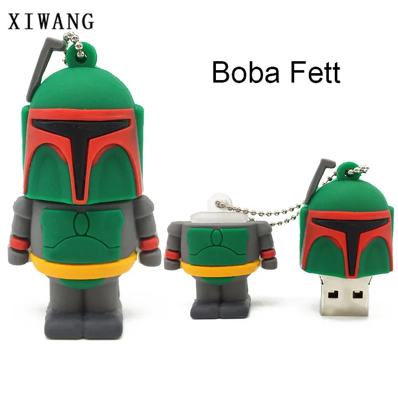 USB флэш-накопитель 128 Гб мультфильм полный спектр Звездные войны флеш-накопитель usb 2,0 4 ГБ 8 ГБ 16 ГБ 32 ГБ 64 ГБ робот-карта памяти Флешка подарок