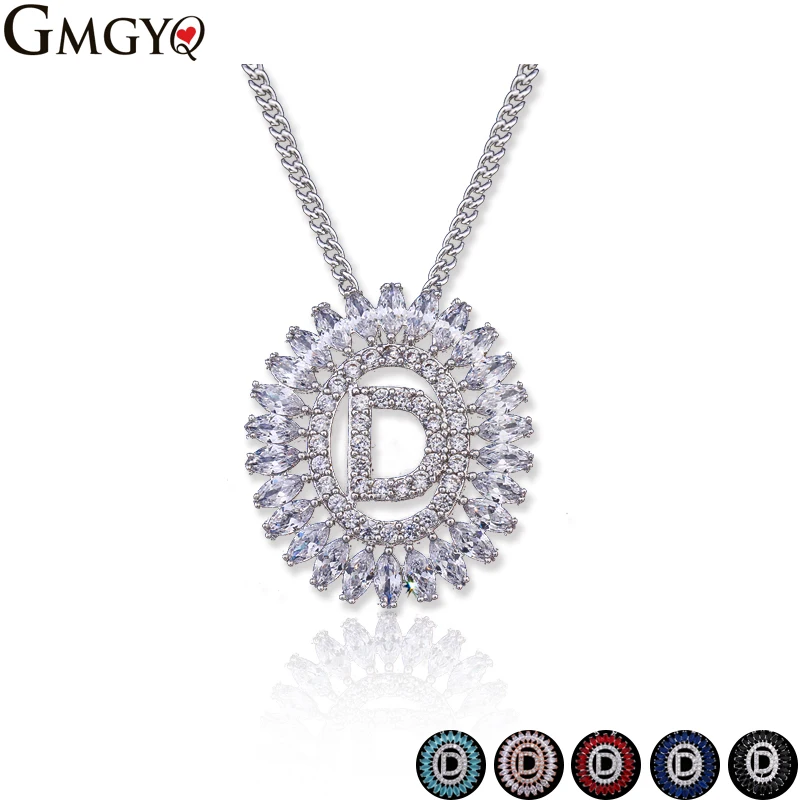 

Korean Fashion Initial Capital Letter D Necklace For Women Rose Gold Alphabet Pendant Graduation Banquet Birthday Jewelry Gift