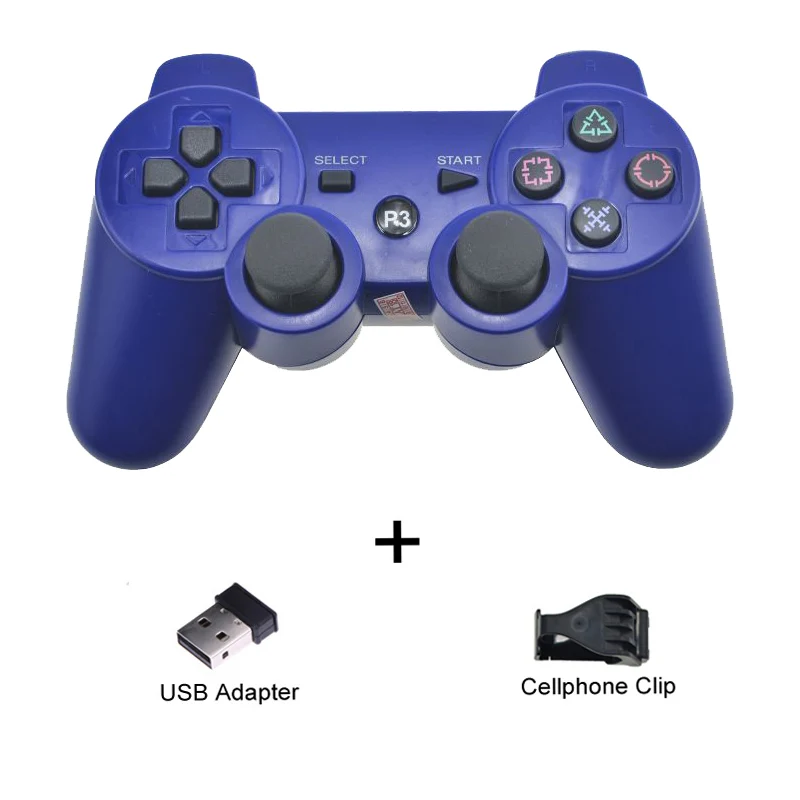 1 Беспроводной пульт управления Bluetooth для PS3/геймпад для смартфона для Dualshock3 джойстик для playstadi3 двойная вибрация SIXAXIS для ПК - Цвет: 1
