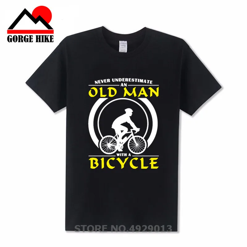 Мужская хлопковая футболка с круглым вырезом MTB Club коротким рукавом для езды на