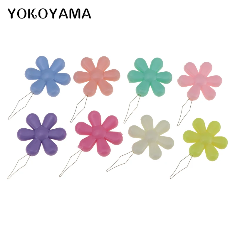 YOKOYAMA 10 шт. для пожилых людей, легкое швейное устройство, Нитевдеватель, Нитевдеватель, инструмент для шитья одежды, рукоделие, в форме цветка, Нитевдеватель