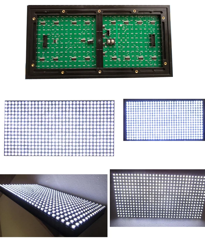 Набор электронных СИД дисплеев TEEHO 20 шт. уличный Белый светодиодный модуль P10 +