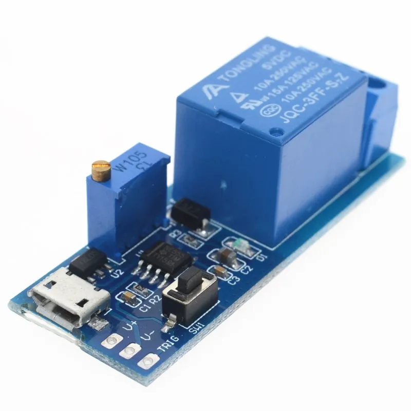 Реле задержки 5 в 30 модуль таймера переключатель триггера блок питания Micro USB