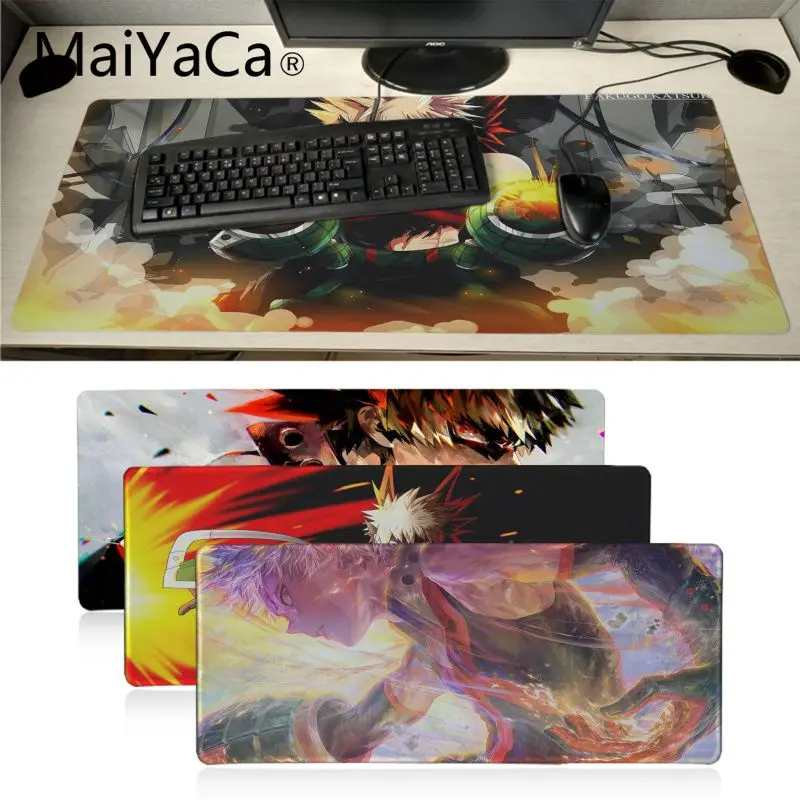 

Maiyaca My Hero academic Bakugou Katsuki аниме игровой коврик для ноутбука ПК компьютерный игровой коврик большой коврик для мыши игровой коврик для мыши